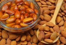 बादाम एक हेल्दी और पावरफुल नट है, जो ओमेगा-3, विटामिन ई, प्रोटीन और कई सारे न्यूट्रिएंट्स देता है।