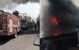 कुंडली स्थित फायर सब-स्टेशन को रात करीब ढ़ाई बजे सूचना मिली कि निफ्टेम के निकट स्थित कई औद्योगिक इकाइयों में आग लग गई है।