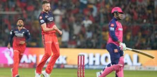 RR vs RCB Playing 11: आरसीबी और राजस्थान के बीच मैच में शीर्ष क्रम पर नजरें राजस्थान रॉयल्स और रॉयल चैलेंजर्स बेंगलुरु (आरसीबी) के बीच आईपीएल 2026 का मुकाबला खेला जाएगा।