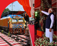 प्रधानमंत्री नरेंद्र मोदी ने हरियाणा के जींद से देश की पहली हाइड्रोजन ट्रेन को हरी झंडी दिखाकर रवाना किया।