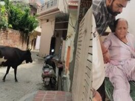महज 30 घंटे पहले ही शहर में एक सांड ने 10वीं कक्षा की स्कूली छात्रा खुशी को सींगों से उठाकर सड़क पर पटक दिया था।